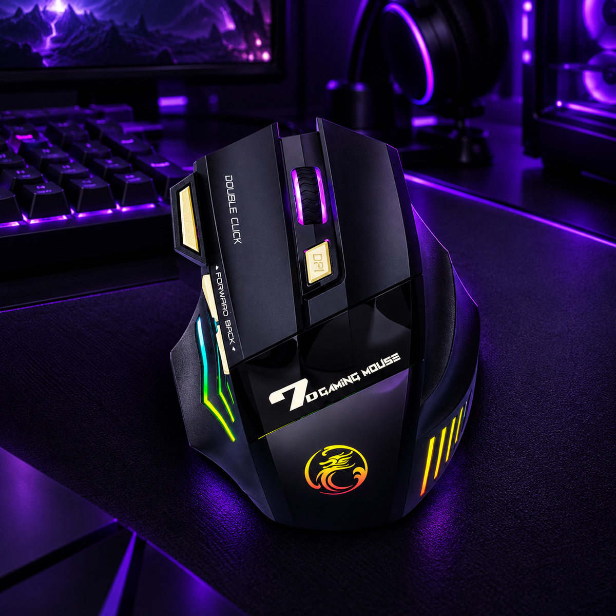 Light Wireless Gaming Mouse