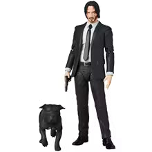 Mafex 085 John Wick with Dogs PVC Collectible Joints Moveable Action Figure Toy